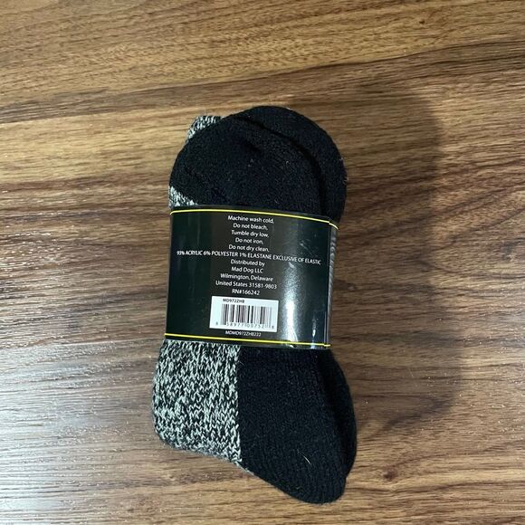 HOT FEET Boys Shoe Size 6-2 Heavy Thermal Socks 2 Pair Cold Weather Protection - Picture 3 of 4